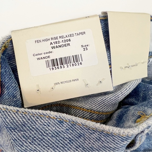 NWT • AGOLDE Fen High Rise Straight Leg Jeans - Picture 10 of 11